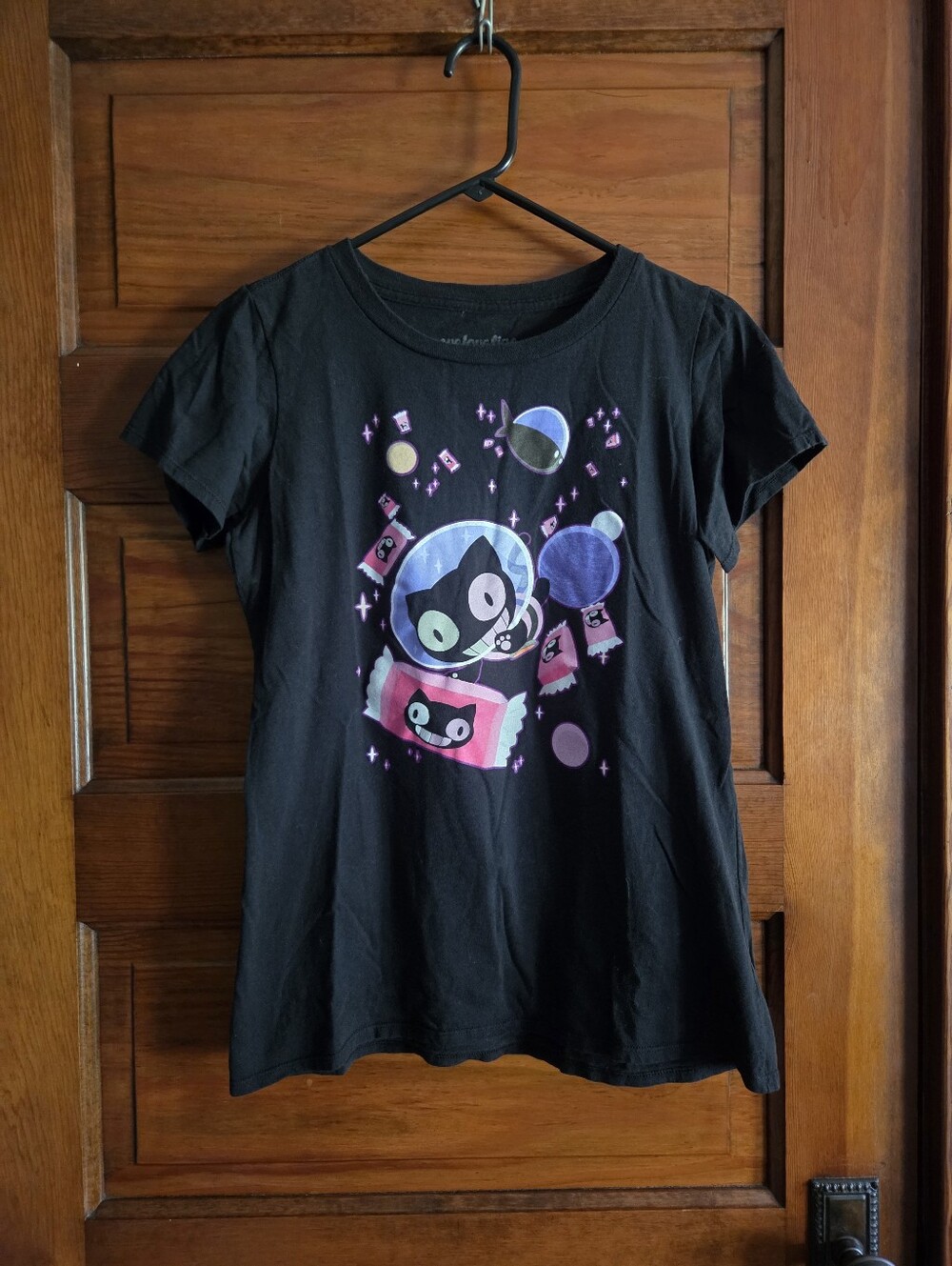 Steven Universe Cookie Cat Space T-shirt Juniors Size Large
